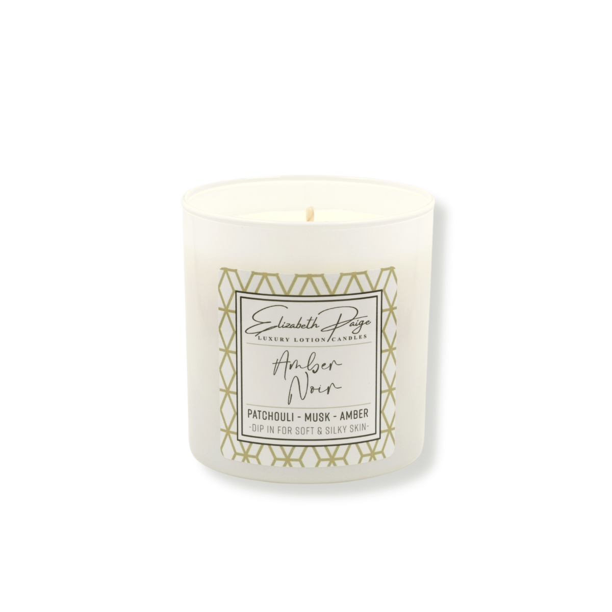 Amber Noir Soy Lotion Candle