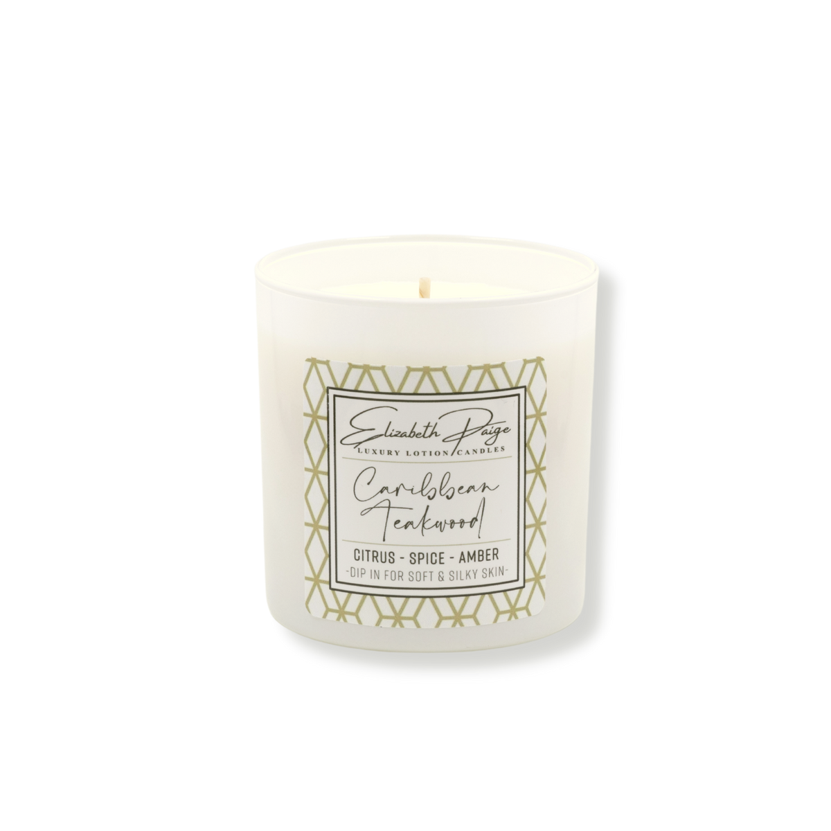 Caribbean Teakwood Soy Lotion Candle