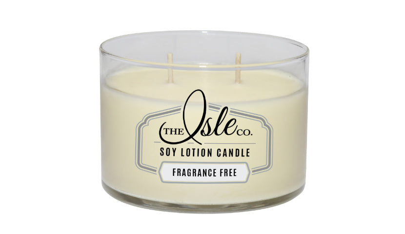 Fragrance Free Soy Lotion Candle