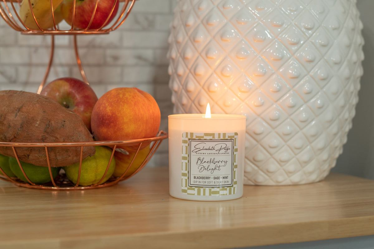 Blackberry Delight Soy Lotion Candle