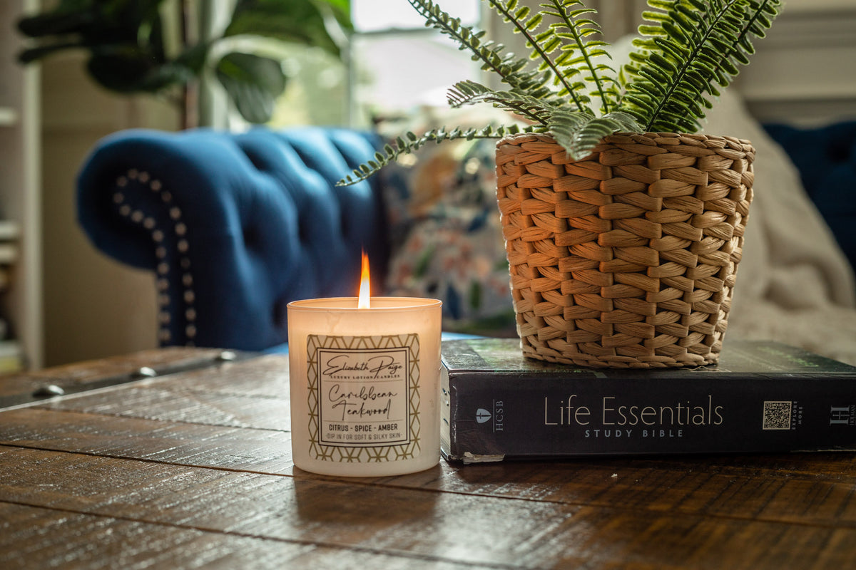 Caribbean Teakwood Soy Lotion Candle