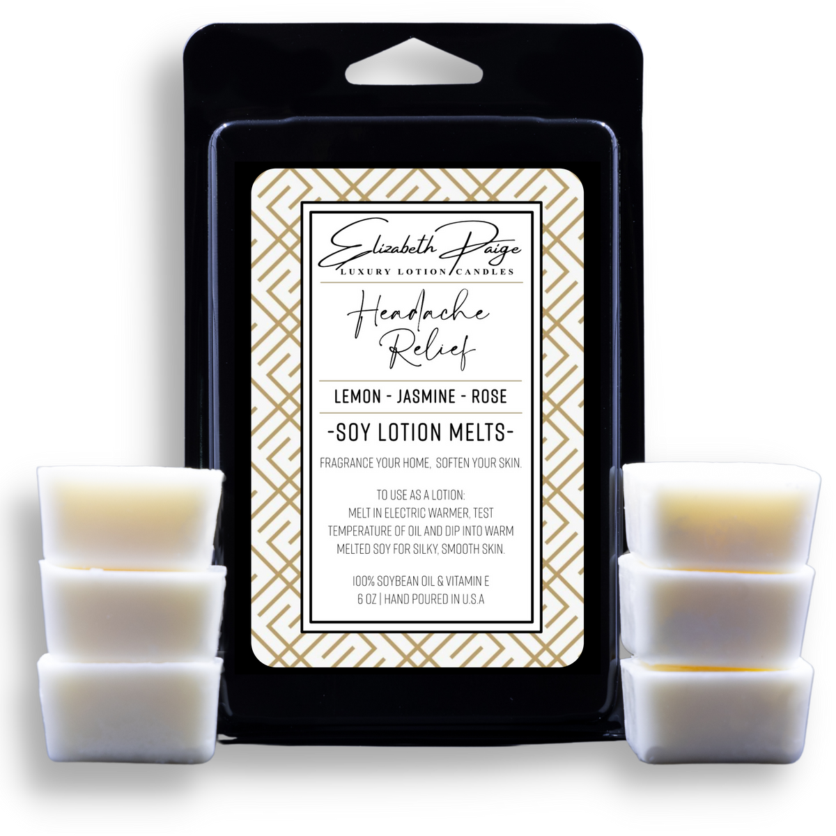 Headache Relief Soy Lotion Melts