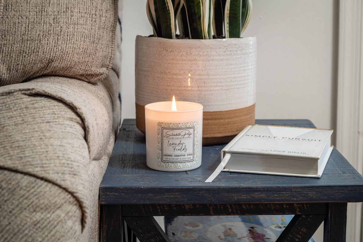 Lavender Fields Soy Lotion Candle