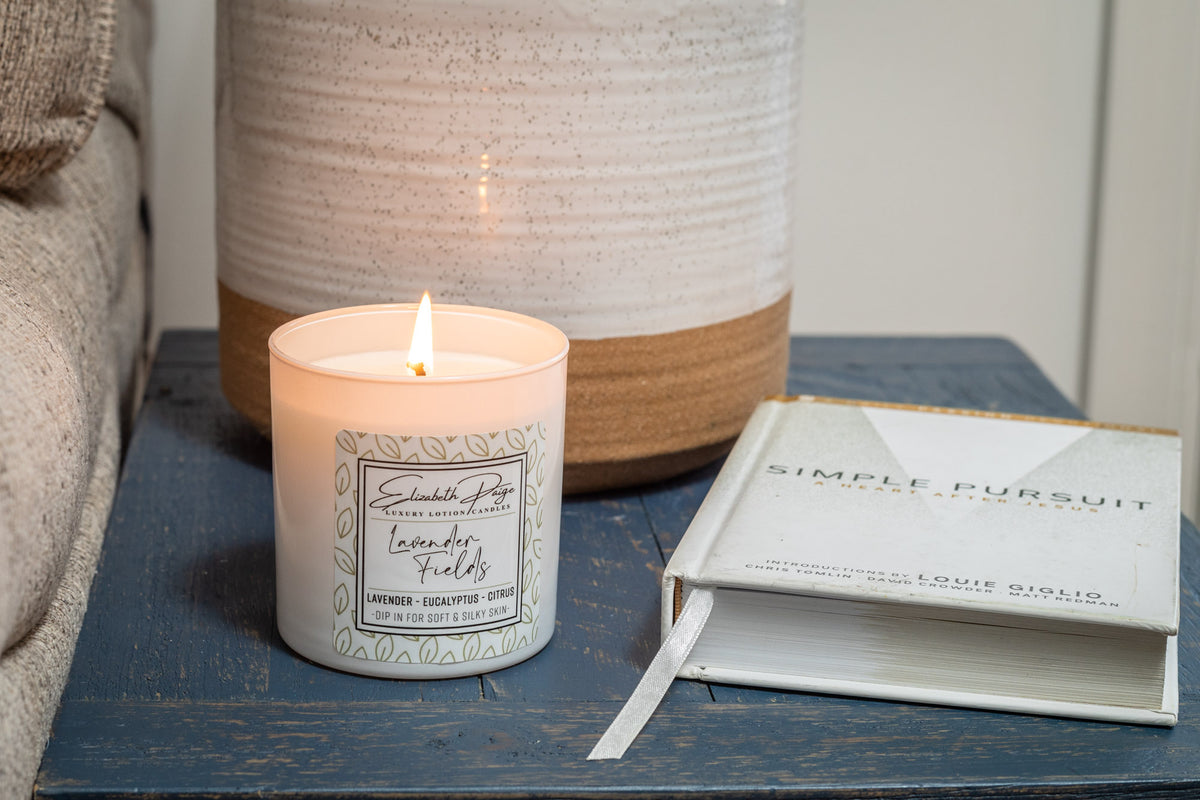 Lavender Fields Soy Lotion Candle