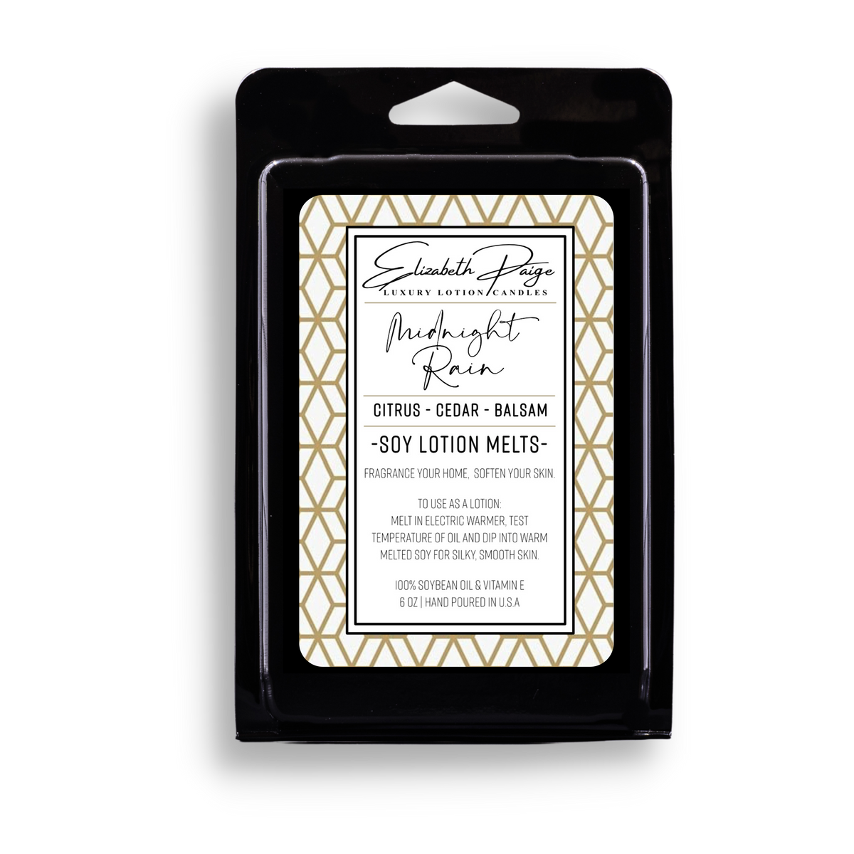 Midnight Rain Soy Lotion Melts