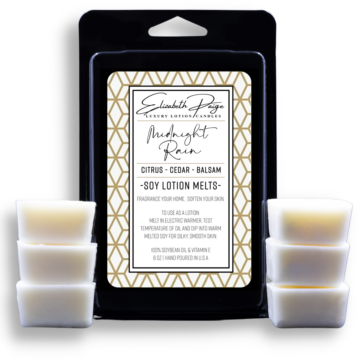 Midnight Rain Soy Lotion Melts