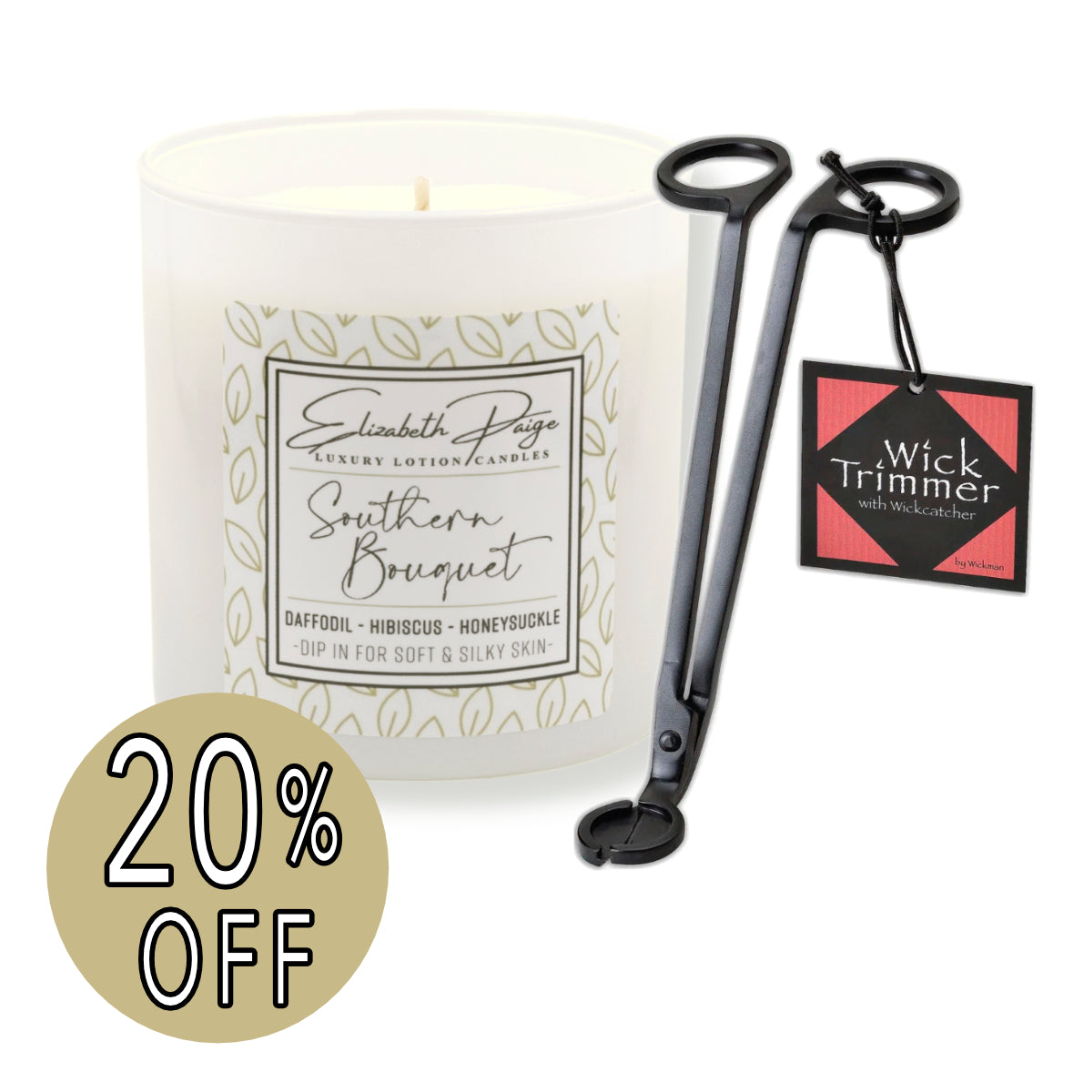 Candle + Wick Trimmer Combo