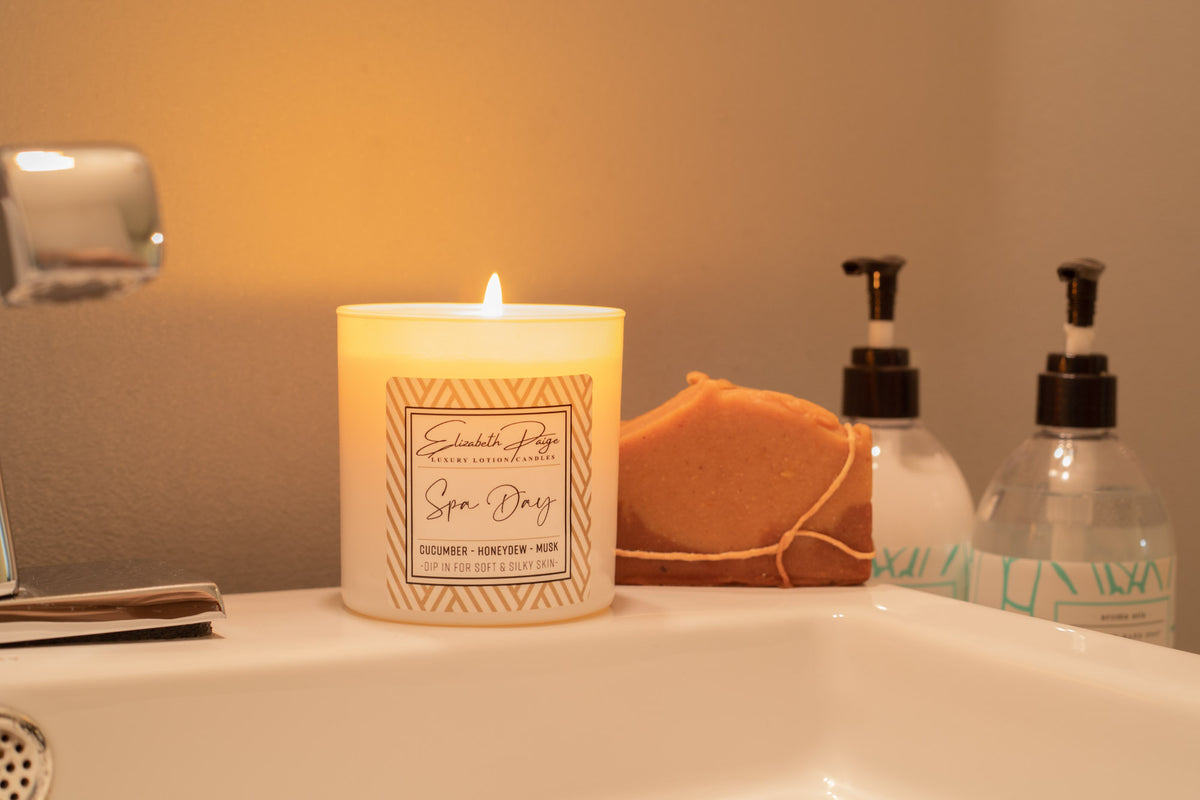 Spa Day Soy Lotion Candle
