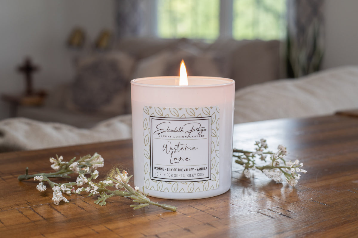 Wisteria Lane Soy Lotion Candle